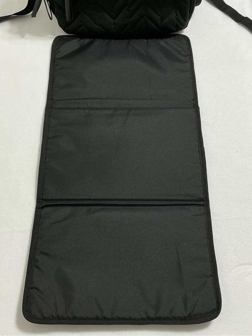 Skip Hop Black Quilted Diaper Bag Backpack With Changing Pad - Picture 16 of 16